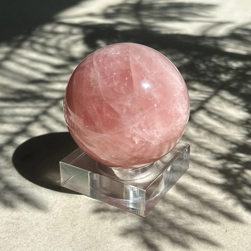 sfera di Quarzo Rosa